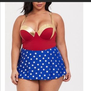 Torrid Wonder Woman swim